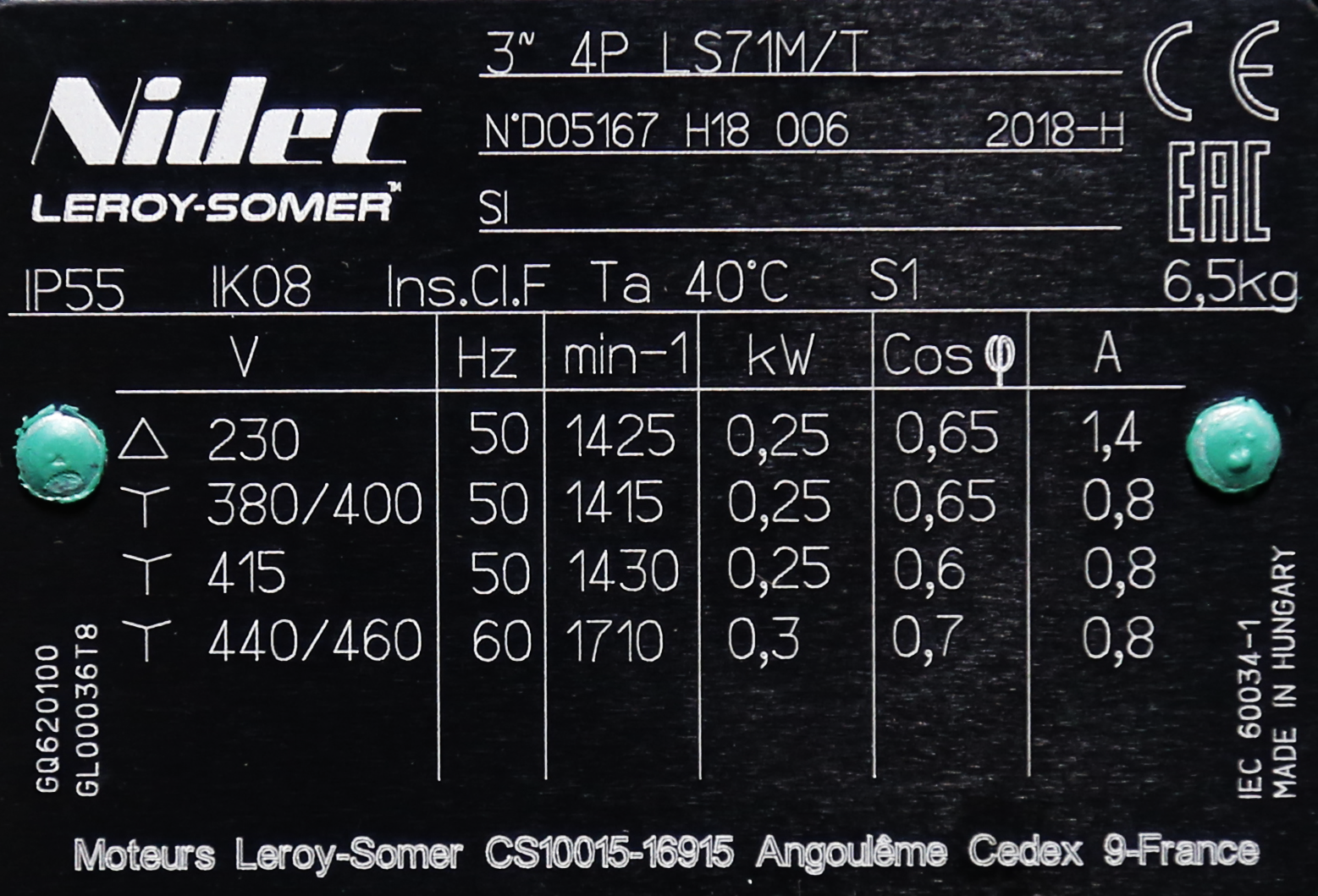 Nidec Leroy Somer - REF-003